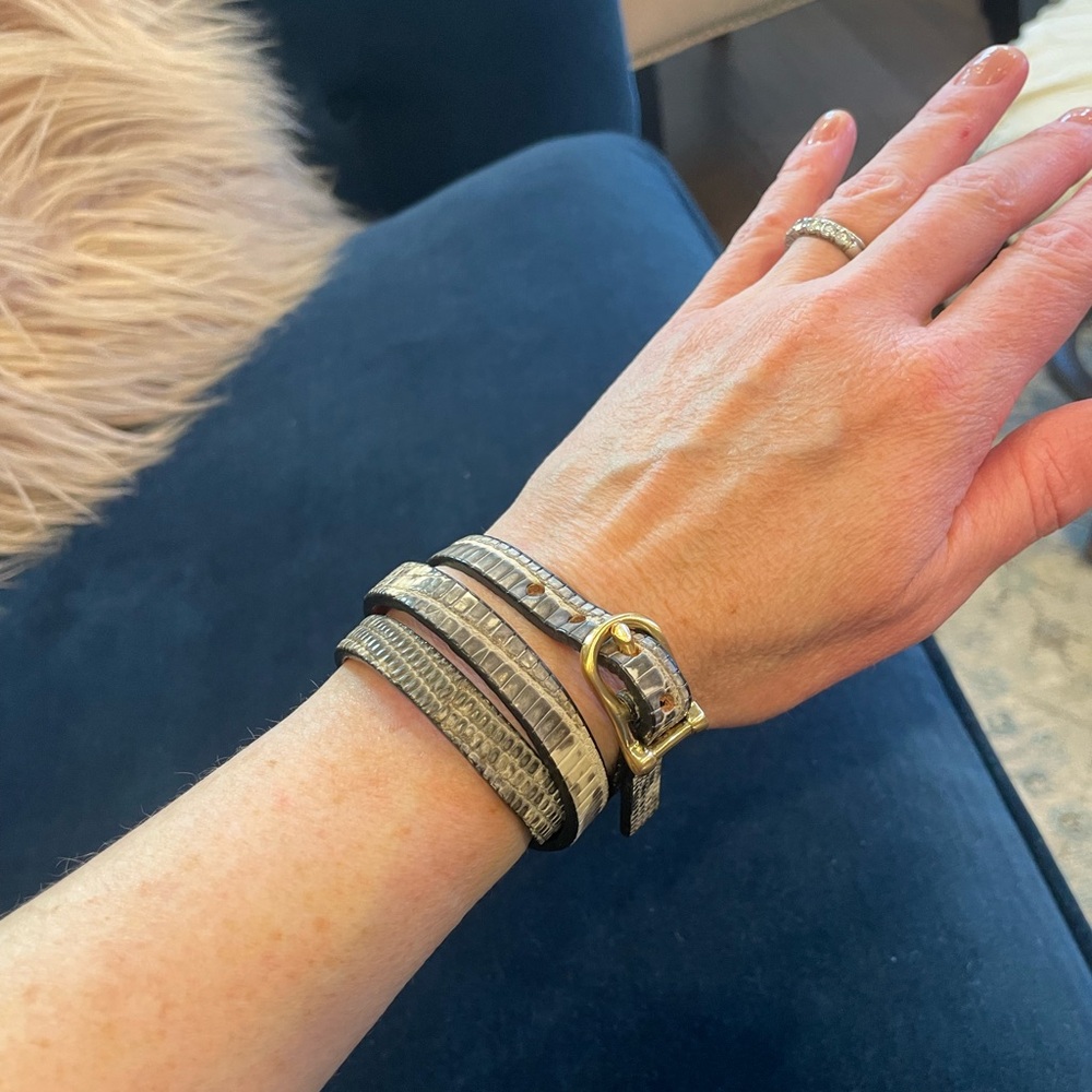 Leighelena Python Wrap Bracelet - image 2